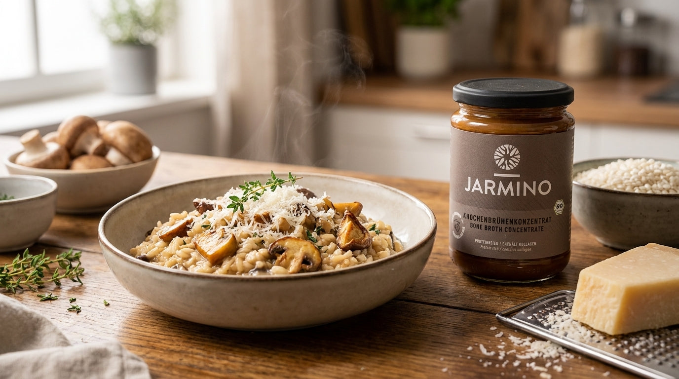 Risotto crémeux aux champignons