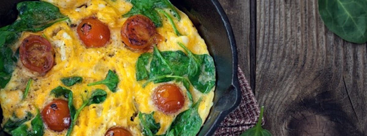 Petit-déjeuner keto : une omelette savoureuse