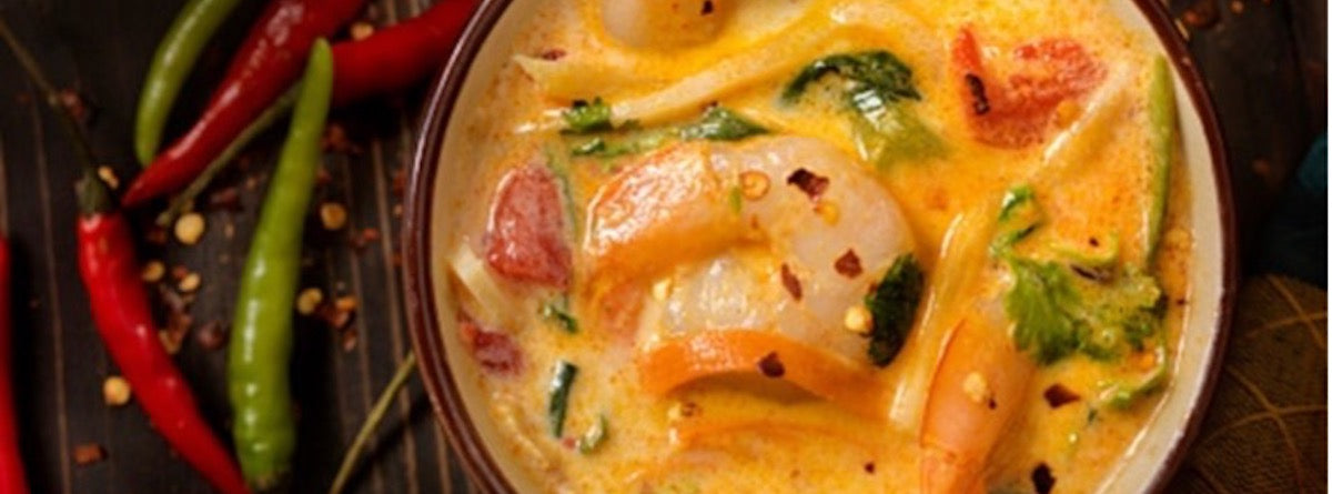 Soupe coco thaï (Low Carb) avec collagène