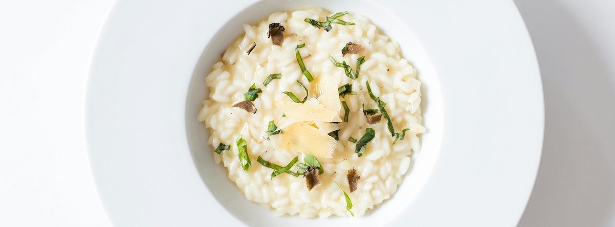 Risotto aux champignons au collagène
