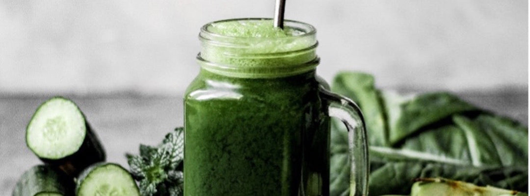 Smoothie vert au collagène
