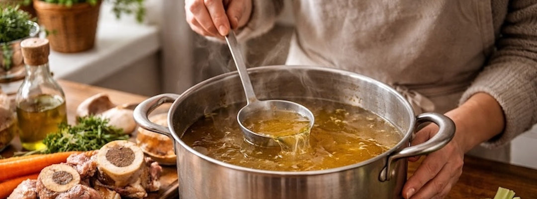 Bouillon d’os santé