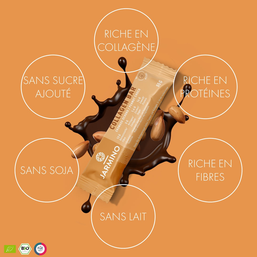 Barre de collagène saveur cacahuète
