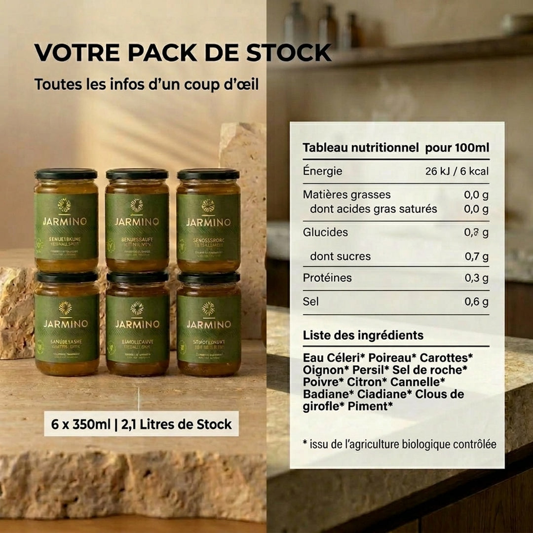 Bouillon de légumes (6x 350ml)