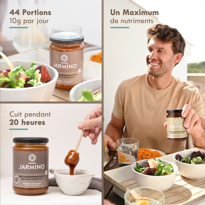 Concentré de bouillon d'os de bœuf (220g)