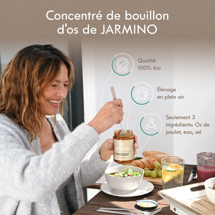 Concentré de bouillon d'os de poulet (200g)
