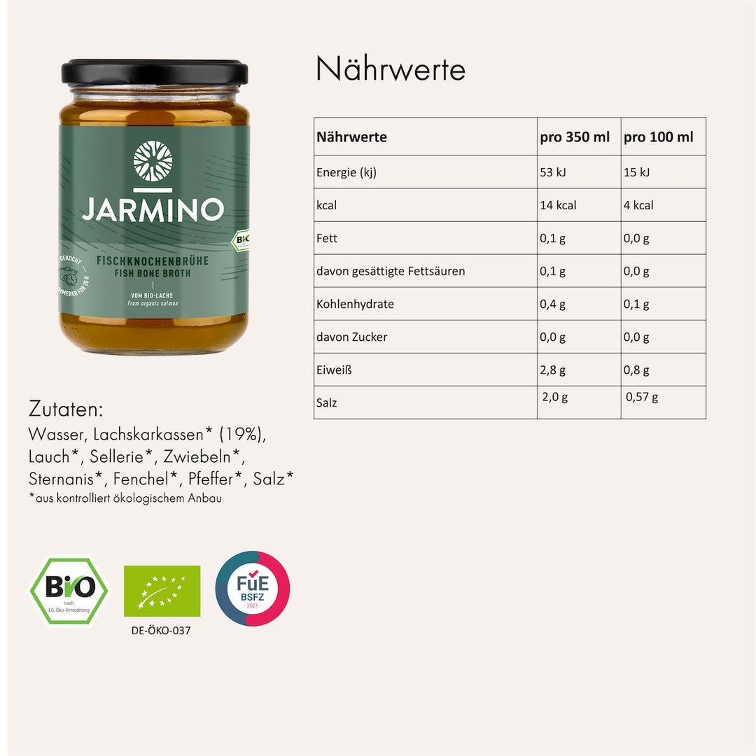 Bouillon d'os de poissons (6x 350ml)