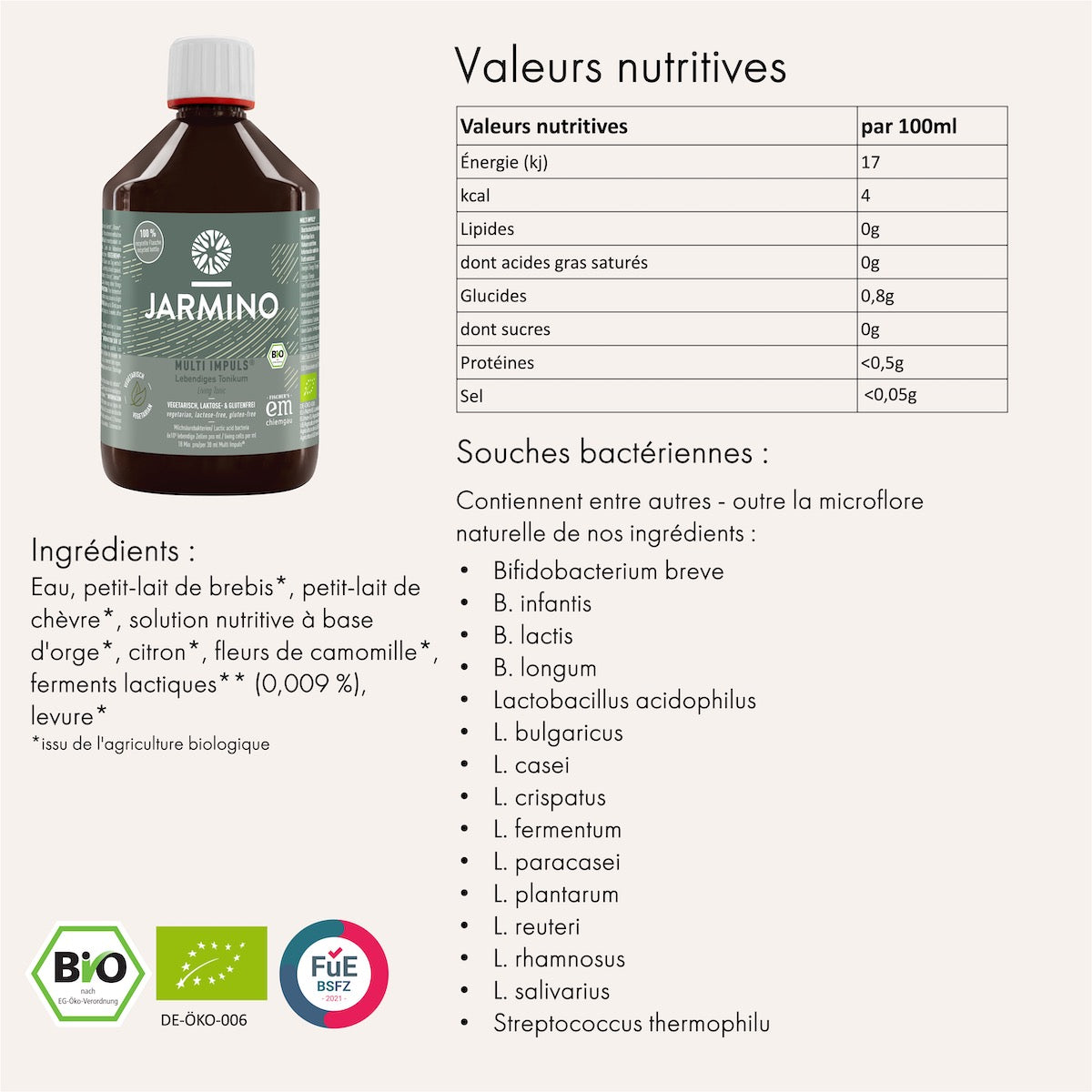Multi-Impuls® BIO Tonique (500ml)