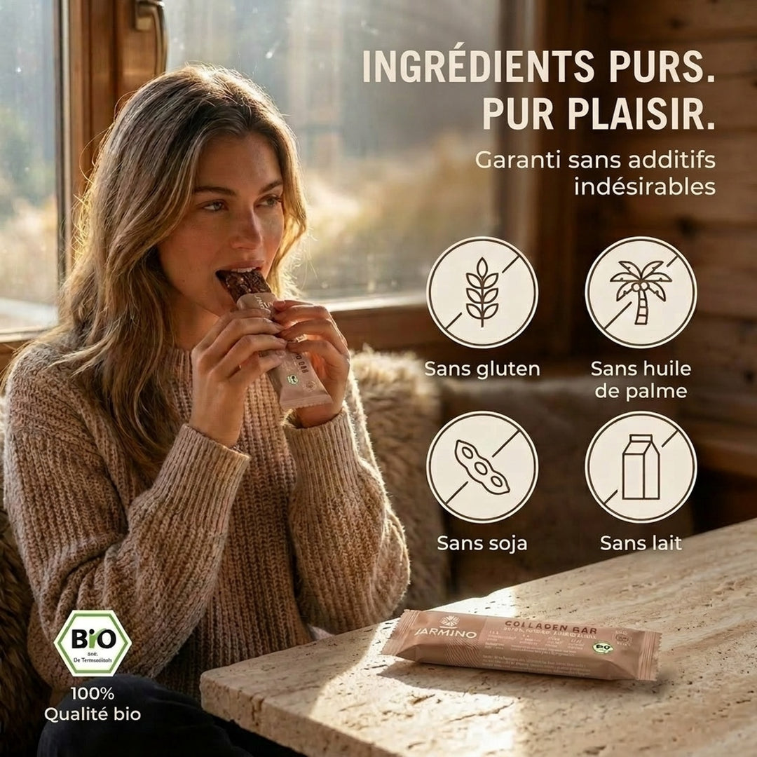 Barre de collagène saveur amande