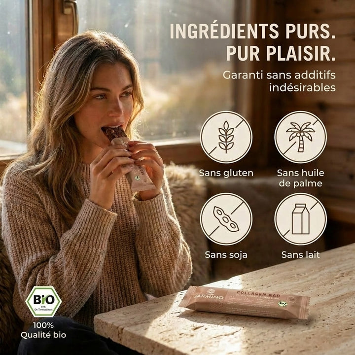 Barre de collagène saveur amande