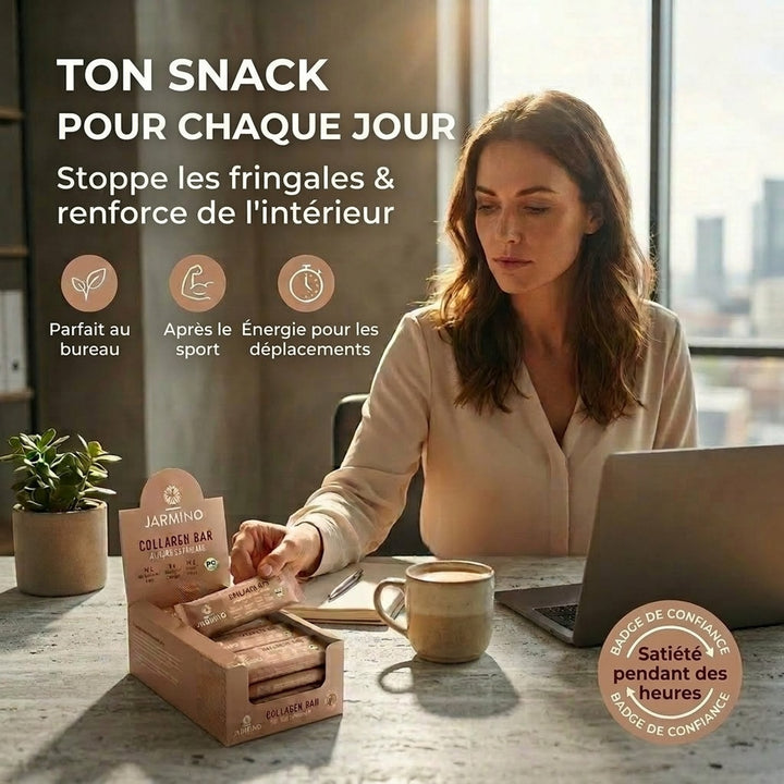Barre de collagène saveur amande