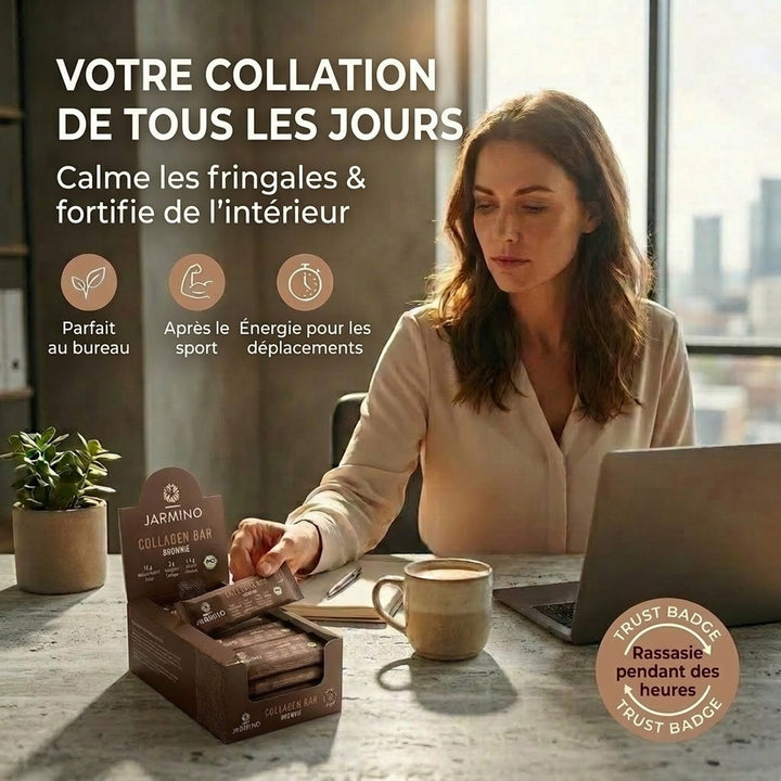 Barre de collagène saveur brownie