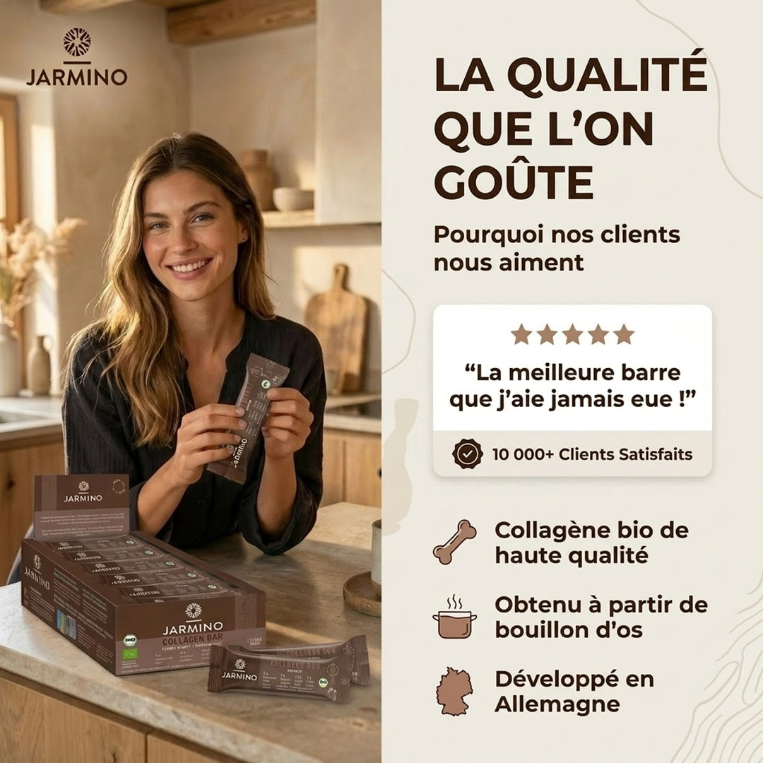 Barre de collagène saveur brownie