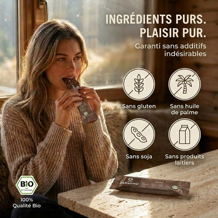 Barre de collagène saveur brownie