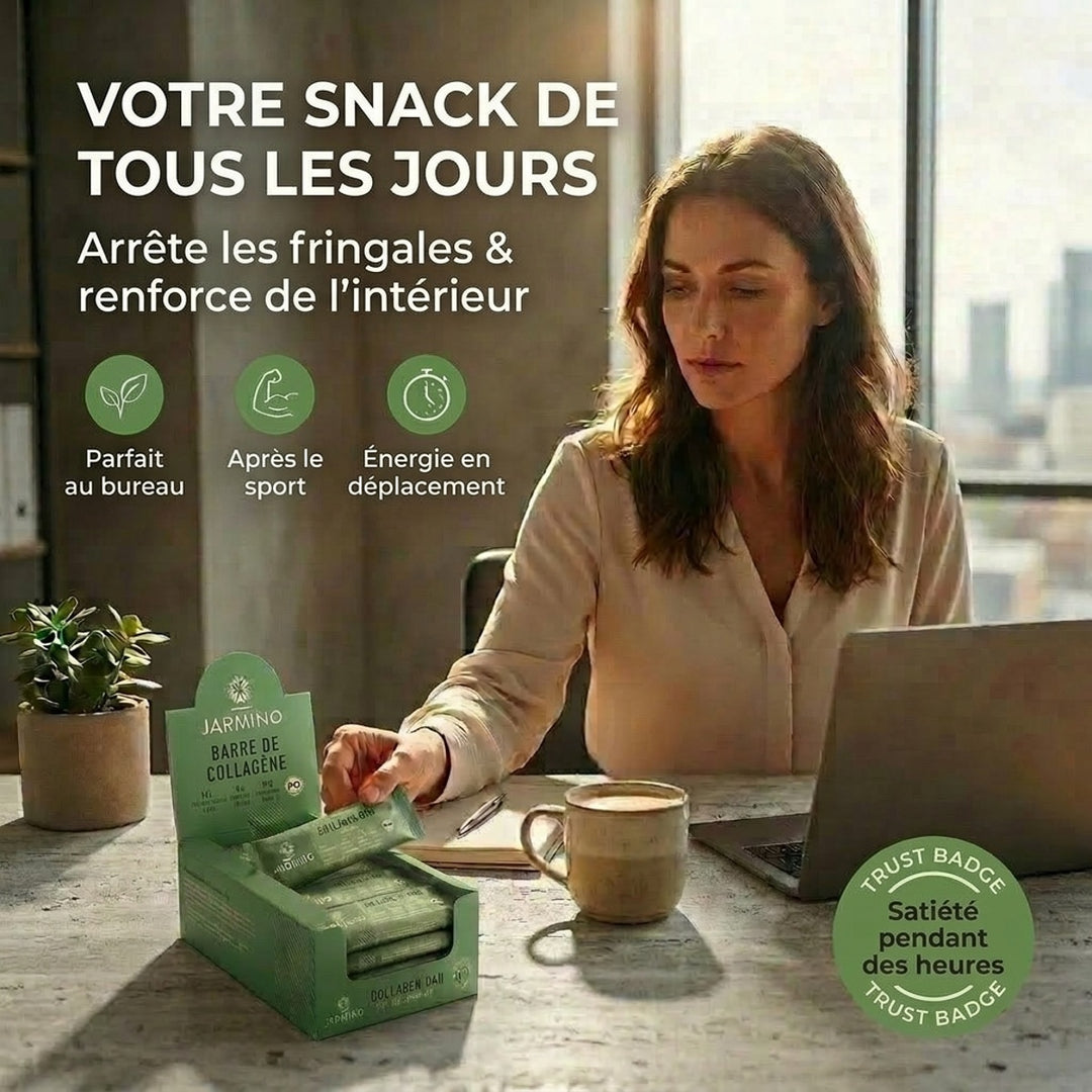 Barre de collagène saveur matcha