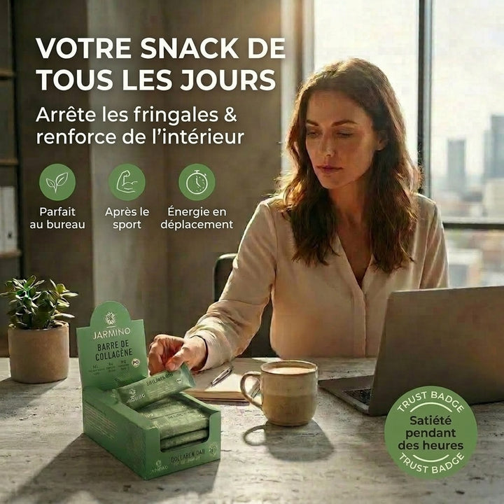 Barre de collagène saveur matcha