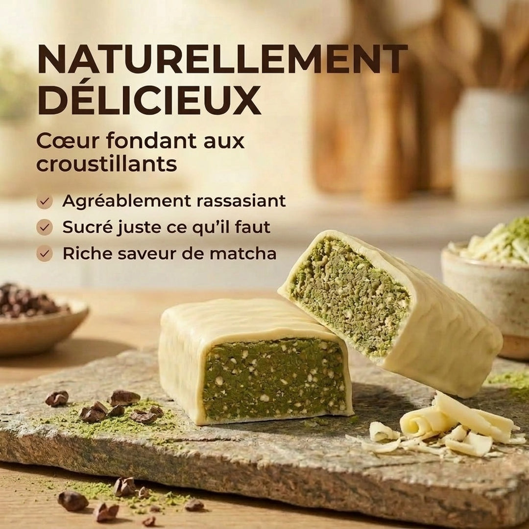 Barre de collagène saveur matcha