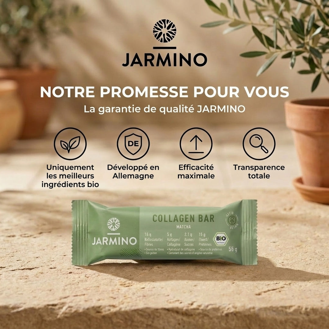 Barre de collagène saveur matcha