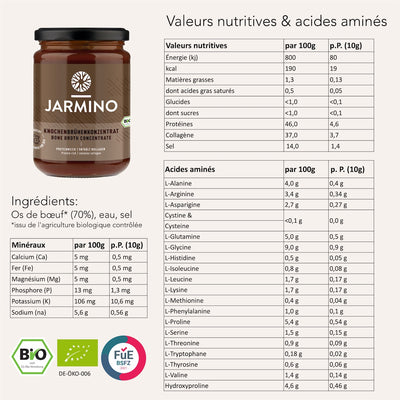 Concentré de bouillon d'os (440g)