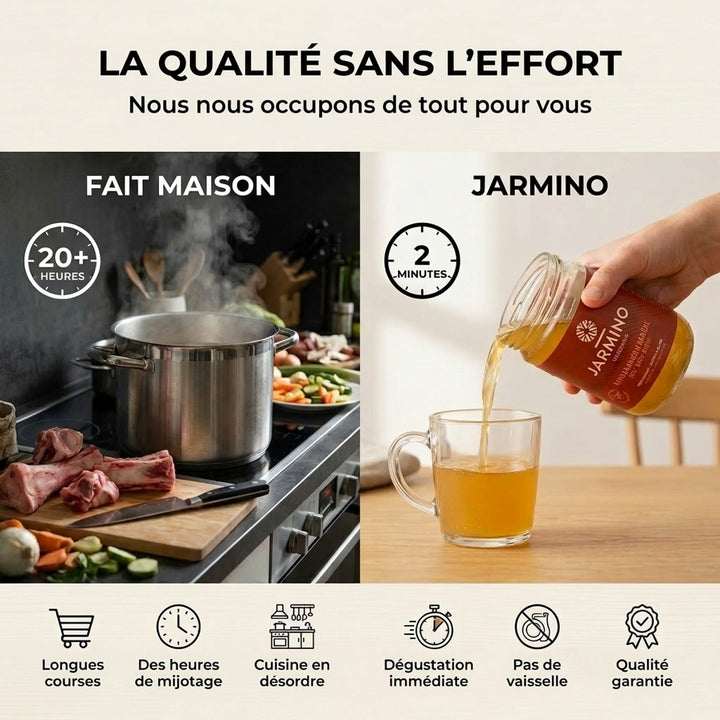 Bouillon d'os de bœuf (6x 350ml)
