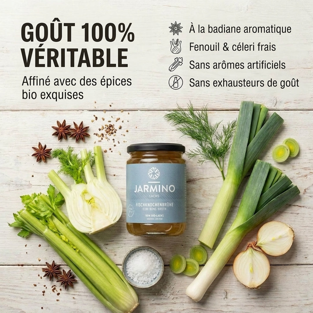 Bouillon d'os de poissons (6x 350ml)
