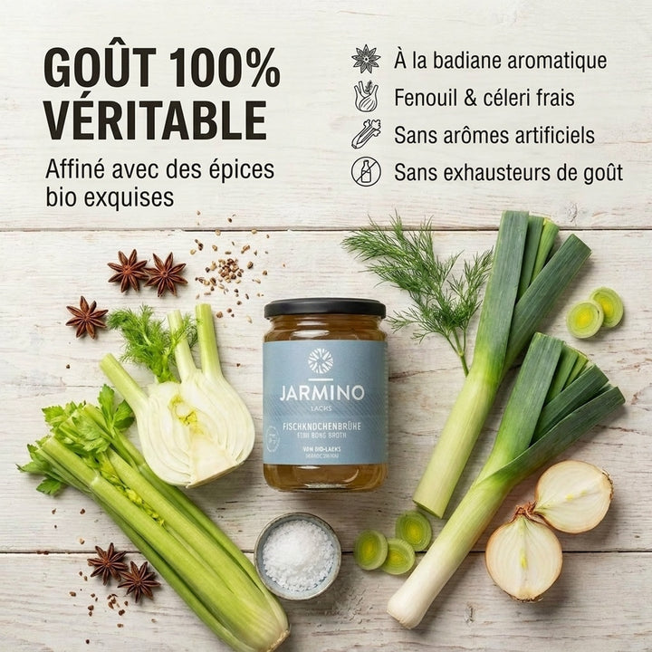Bouillon d'os de poissons (6x 350ml)