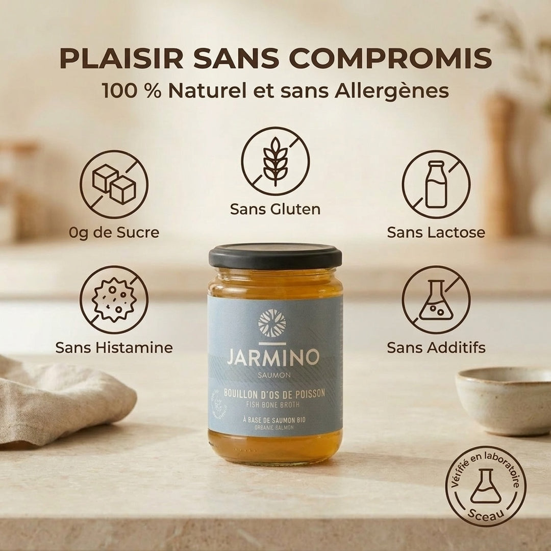 Bouillon d'os de poissons (6x 350ml)