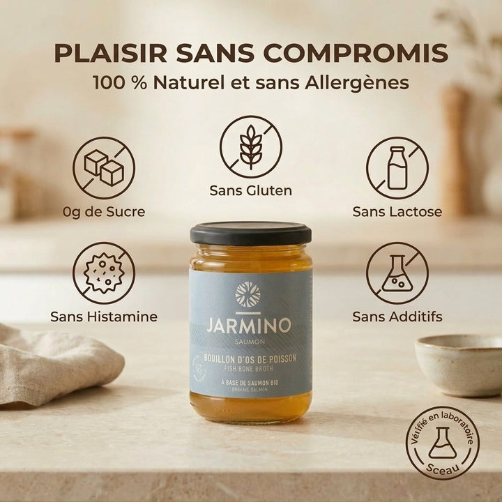 Bouillon d'os de poissons (6x 350ml)