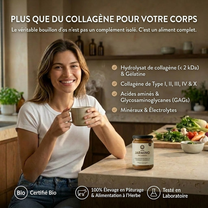 Concentré de bouillon d'os de poulet (410g)
