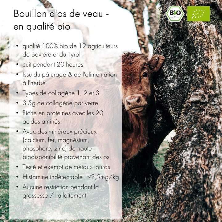Bouillon d'os de veau (6x 350ml)